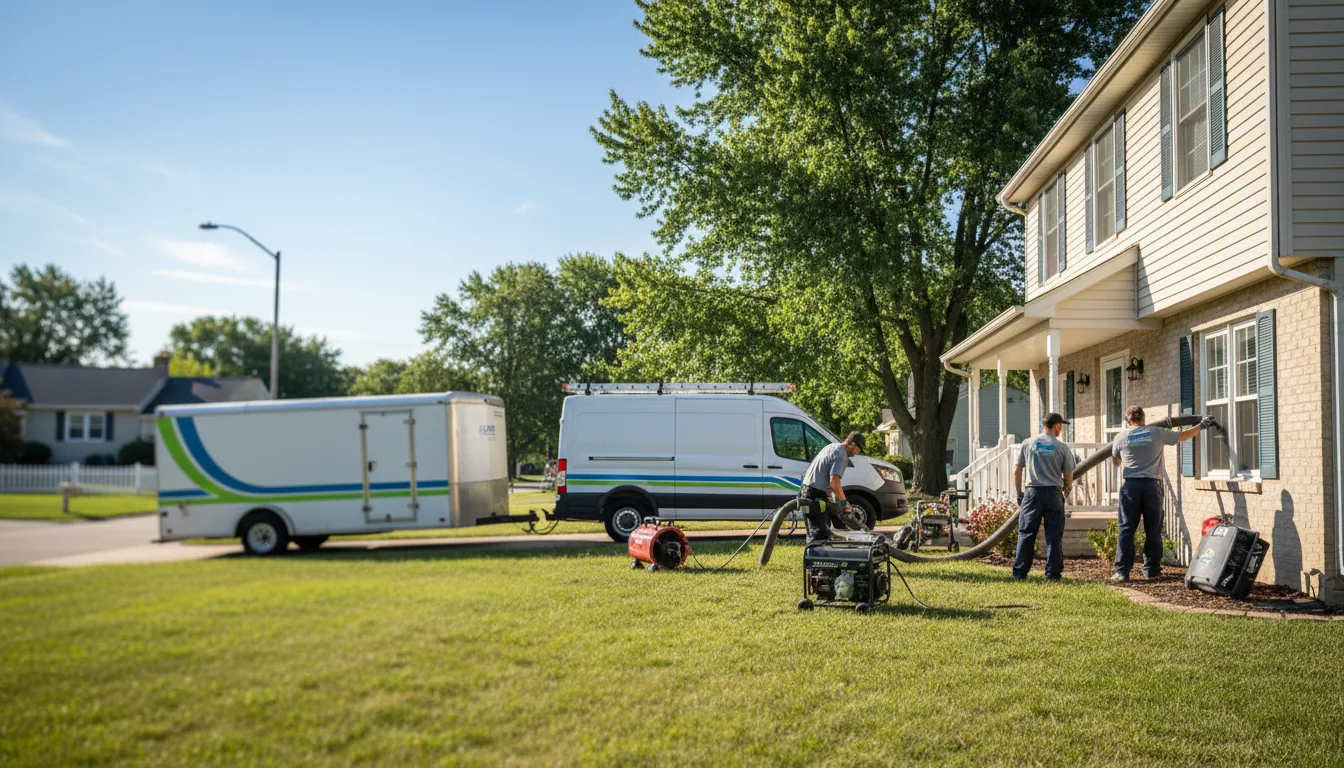Flooded Basement Restoration And Cleanup With Repair in Briggsville, AR near me